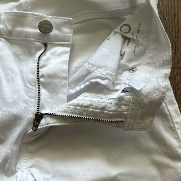 LOFT Modern High Waist Skinny Ankle Jeans White Size 0 - Picture 4 of 7